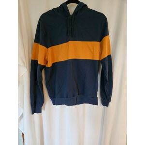 Free Assembly Men's Hoodie‎ Size MED Stripe Pullover Hooded Sweatshirt